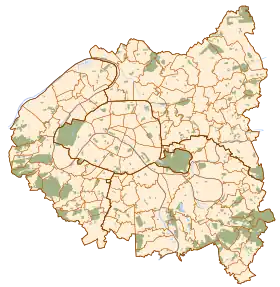 (Voir situation sur carte : Paris et de la petite couronne)