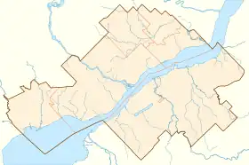 (Voir situation sur carte : région métropolitaine de Trois-Rivières)