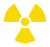 Symbole pour une zone radioactive contrôlée et spécialement réglementée.