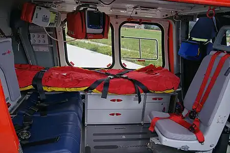 Cabine d'un A109SP Da Vinci