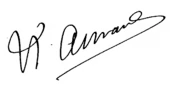 signature d'Alfred Auvard