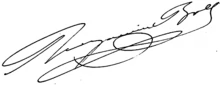 Signature de Benjamin Ball
