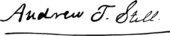 signature d'Andrew Taylor Still