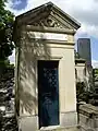 Tombe d'Alfred Vulpian au cimetière du Montparnasse.