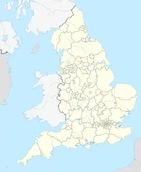 voir sur la carte d’Angleterre
