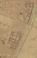 Plan parcellaire au 1:2000e du quartier Bellecour en 1915